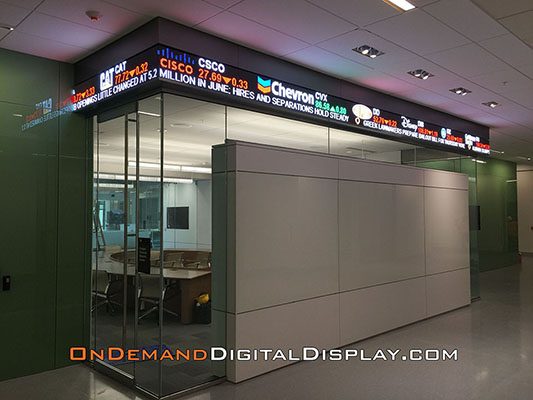 LED Stock Ticker Display  LED Tickers